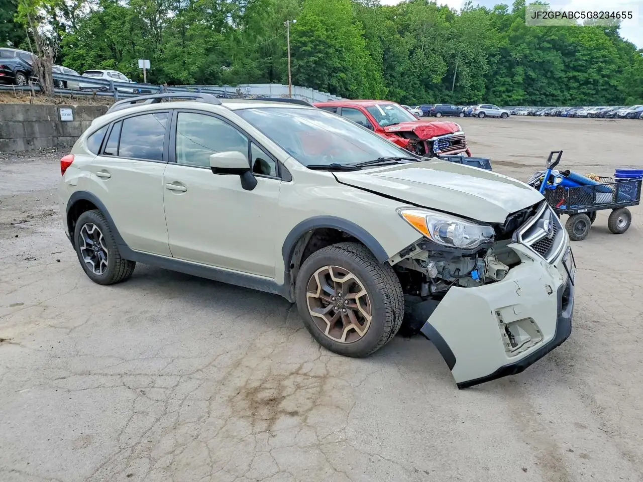 2016 Subaru Crosstrek Premium VIN: JF2GPABC5G8234655 Lot: 56249656