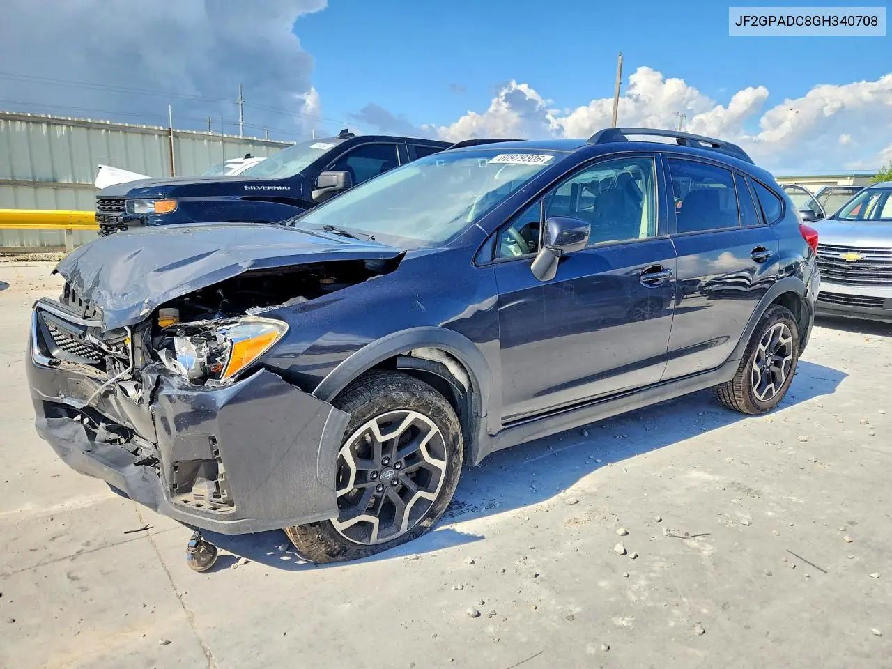 2016 Subaru Crosstrek Premium VIN: JF2GPADC8GH340708 Lot: 60979306