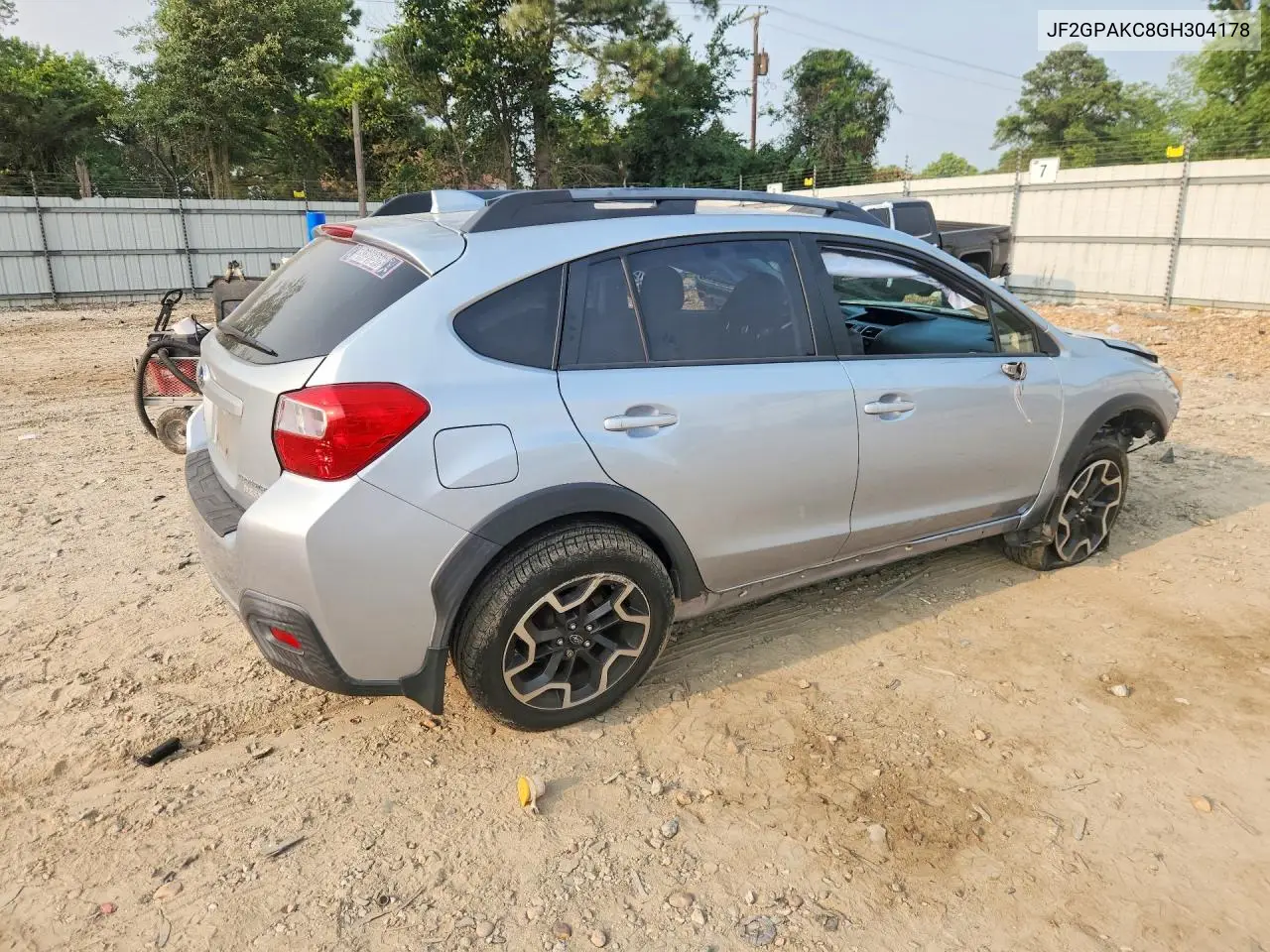 2016 Subaru Crosstrek Limited VIN: JF2GPAKC8GH304178 Lot: 61321036