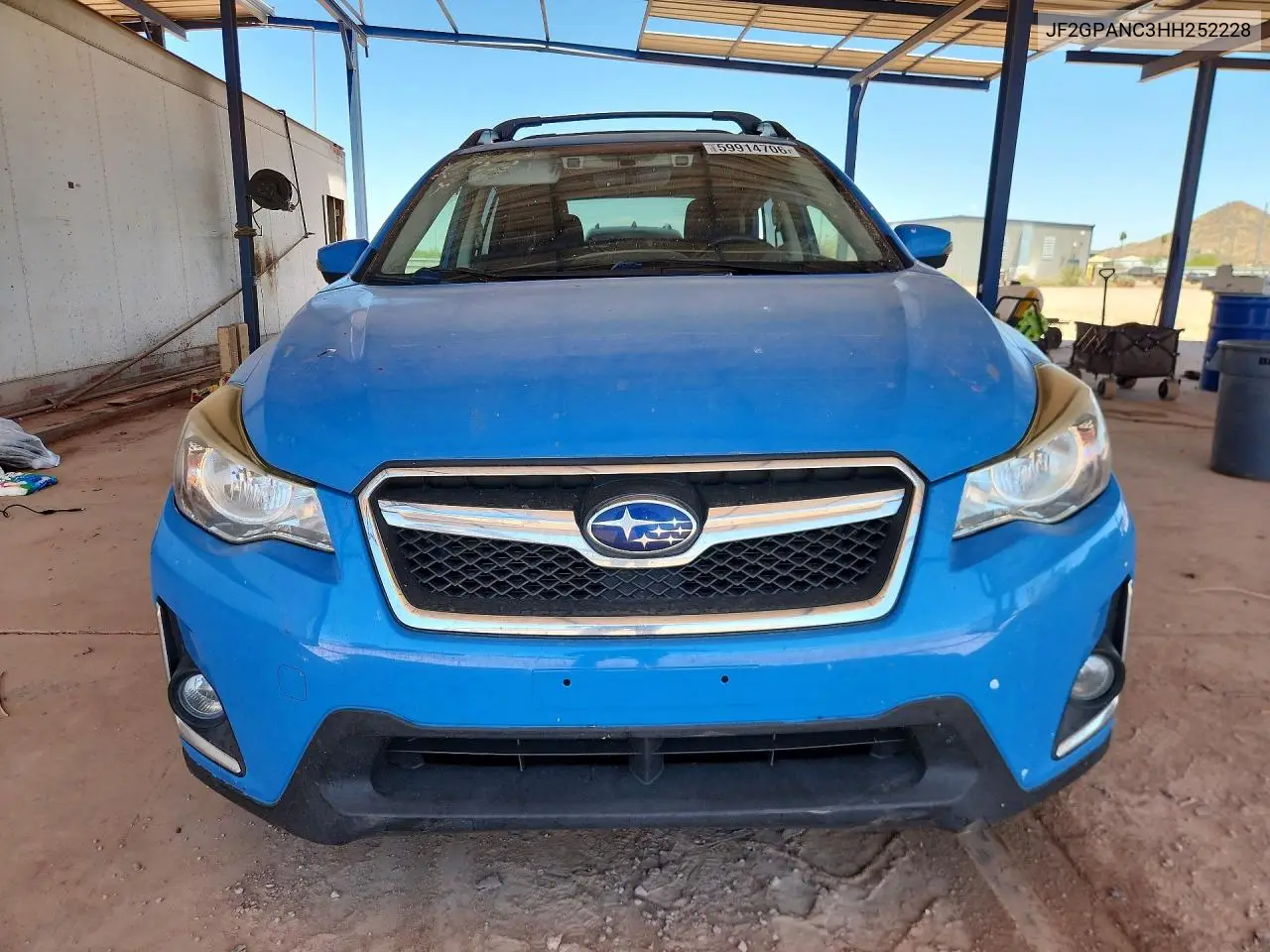 2017 Subaru Crosstrek Limited VIN: JF2GPANC3HH252228 Lot: 59914706