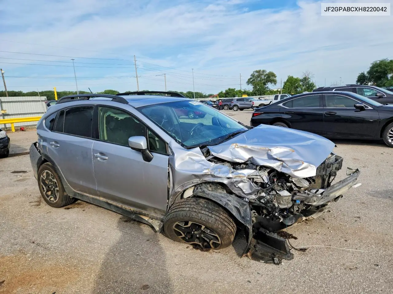 2017 Subaru Crosstrek Premium VIN: JF2GPABCXH8220042 Lot: 60176596