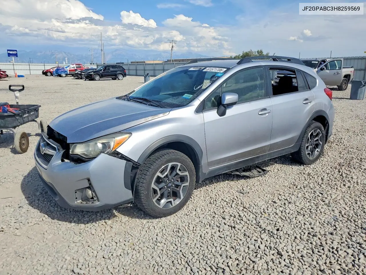 2017 Subaru Crosstrek Premium VIN: JF2GPABC3H8259569 Lot: 61571706