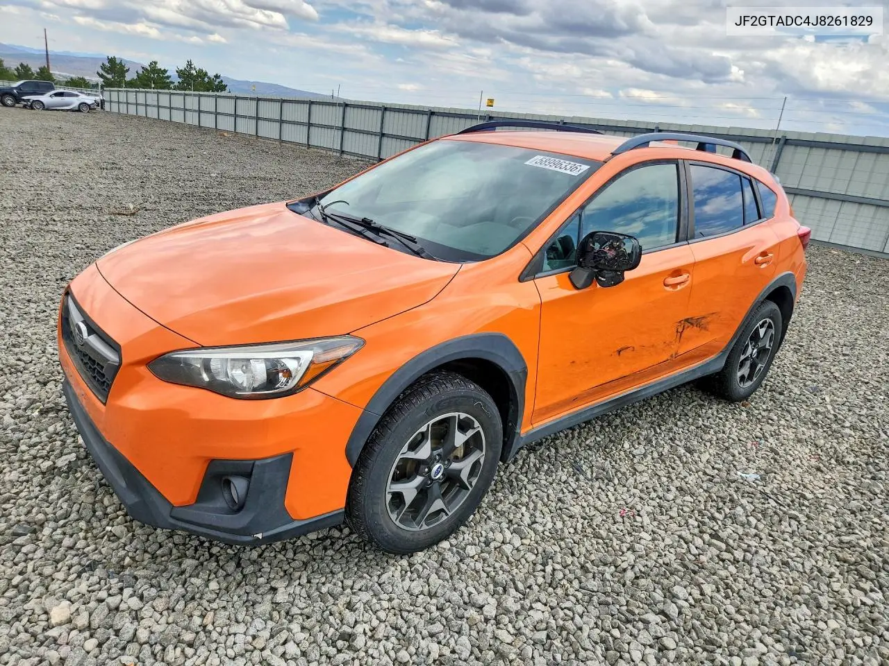 2018 Subaru Crosstrek Premium VIN: JF2GTADC4J8261829 Lot: 58996336