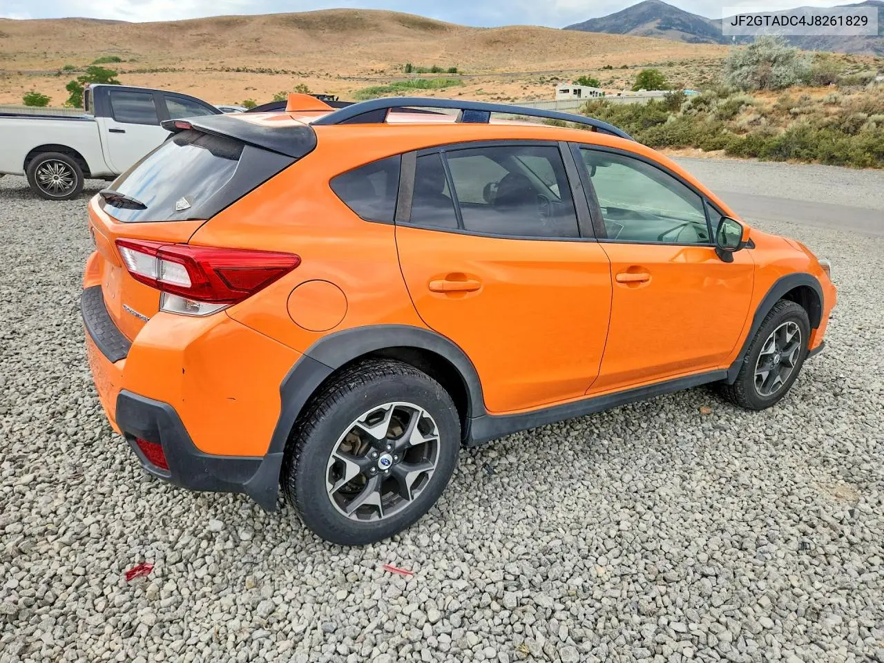 2018 Subaru Crosstrek Premium VIN: JF2GTADC4J8261829 Lot: 58996336