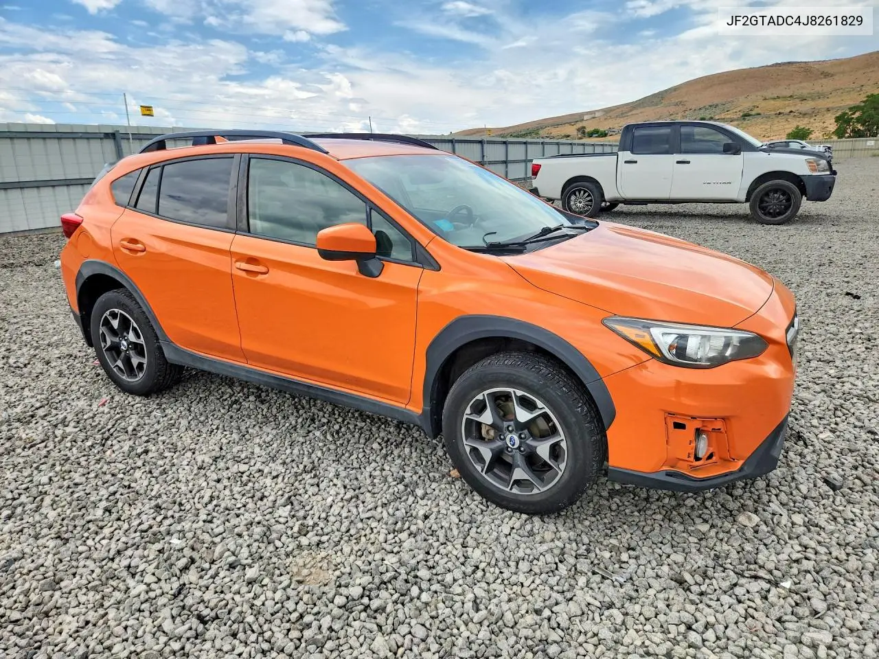 2018 Subaru Crosstrek Premium VIN: JF2GTADC4J8261829 Lot: 58996336