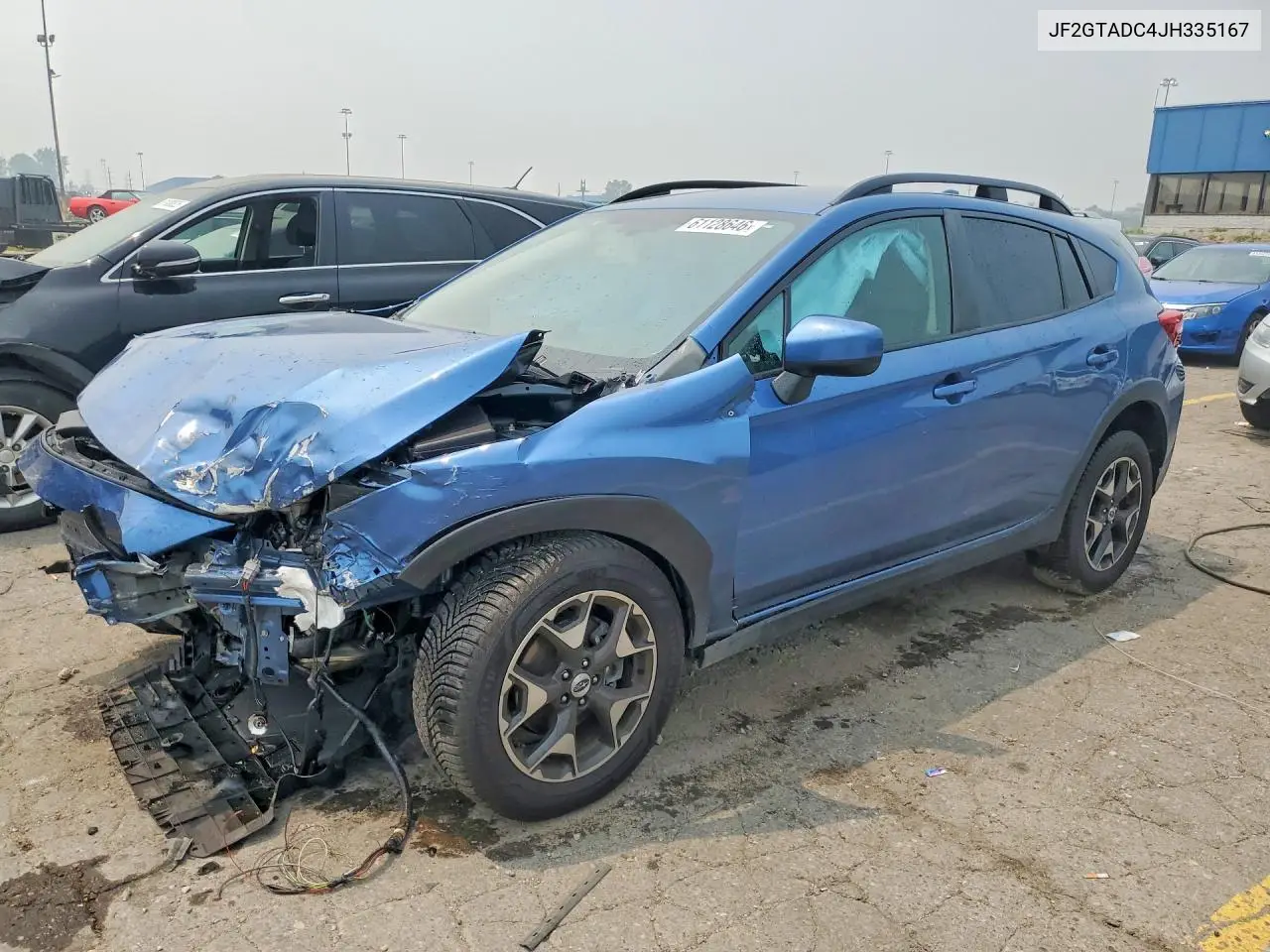 2018 Subaru Crosstrek Premium VIN: JF2GTADC4JH335167 Lot: 61128646