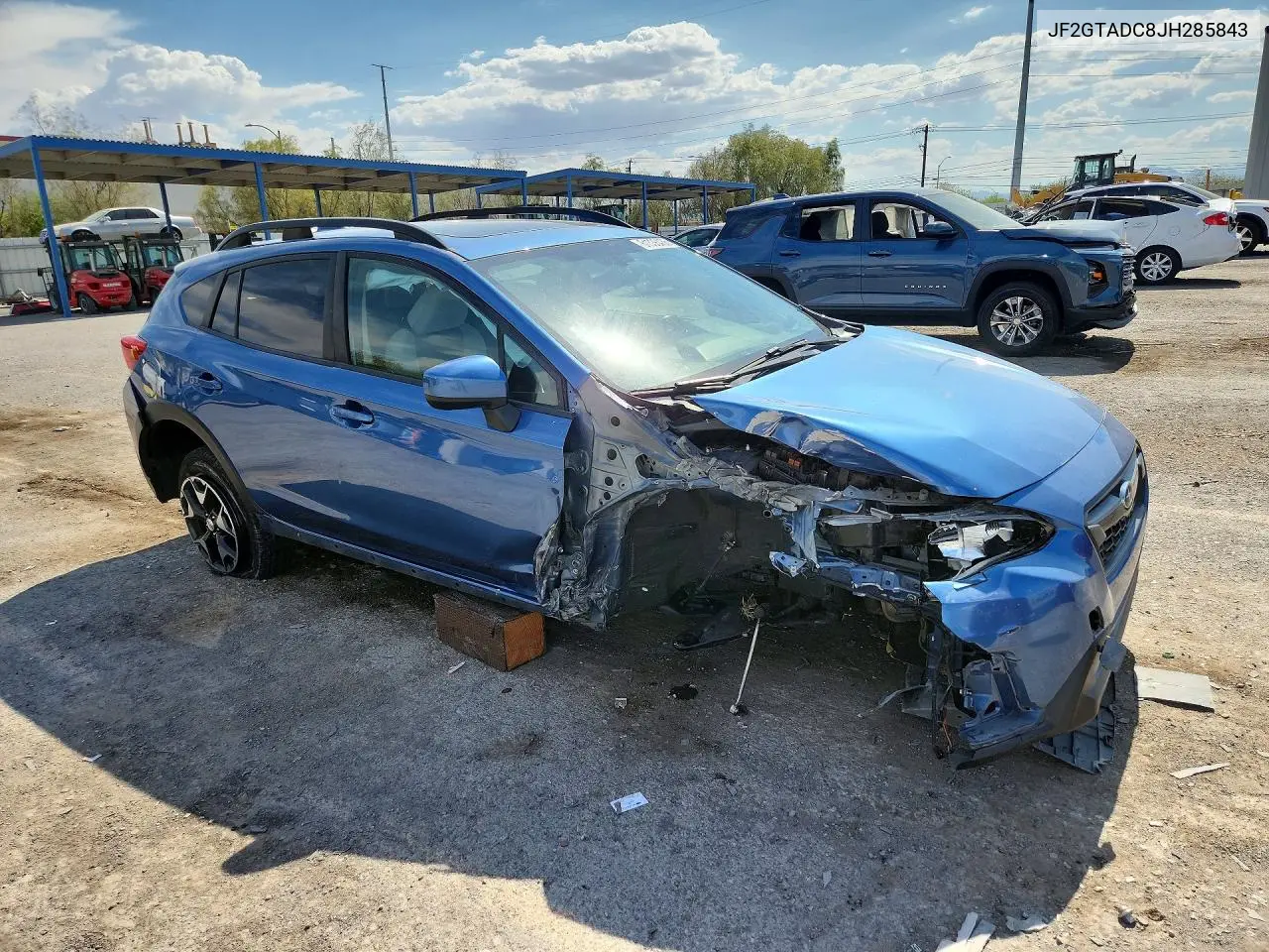 2018 Subaru Crosstrek Premium VIN: JF2GTADC8JH285843 Lot: 61336436