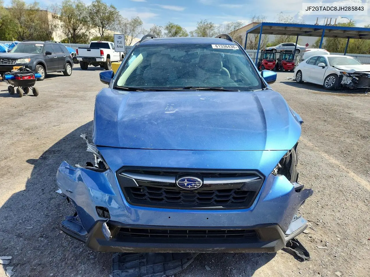 2018 Subaru Crosstrek Premium VIN: JF2GTADC8JH285843 Lot: 61336436