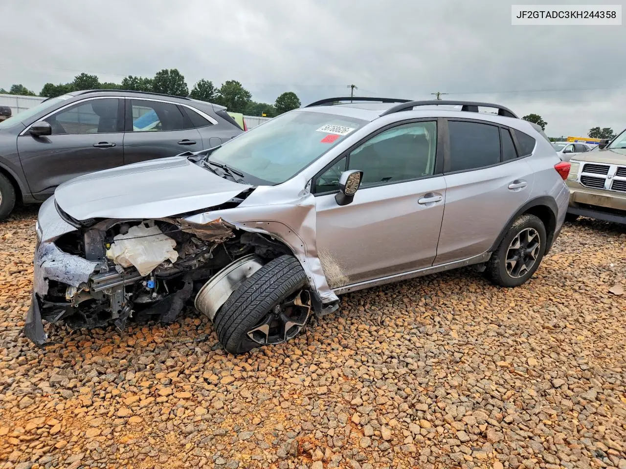 2019 Subaru Crosstrek Premium VIN: JF2GTADC3KH244358 Lot: 56768626