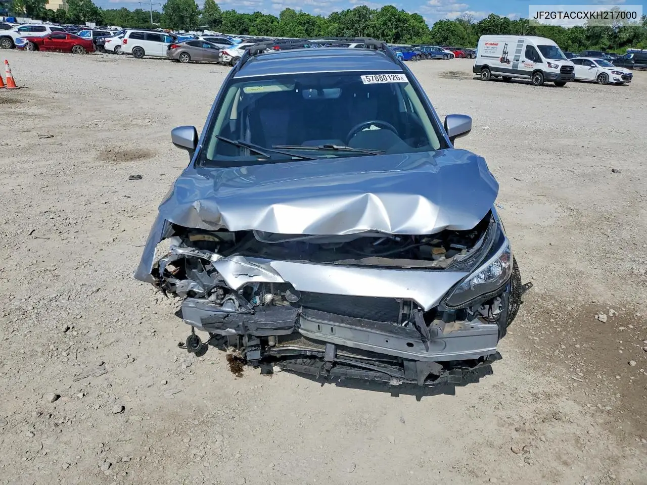 2019 Subaru Crosstrek Premium VIN: JF2GTACCXKH217000 Lot: 57880126