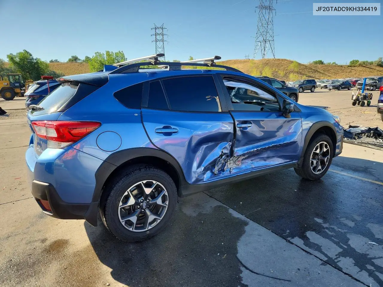 2019 Subaru Crosstrek Premium VIN: JF2GTADC9KH334419 Lot: 61446076