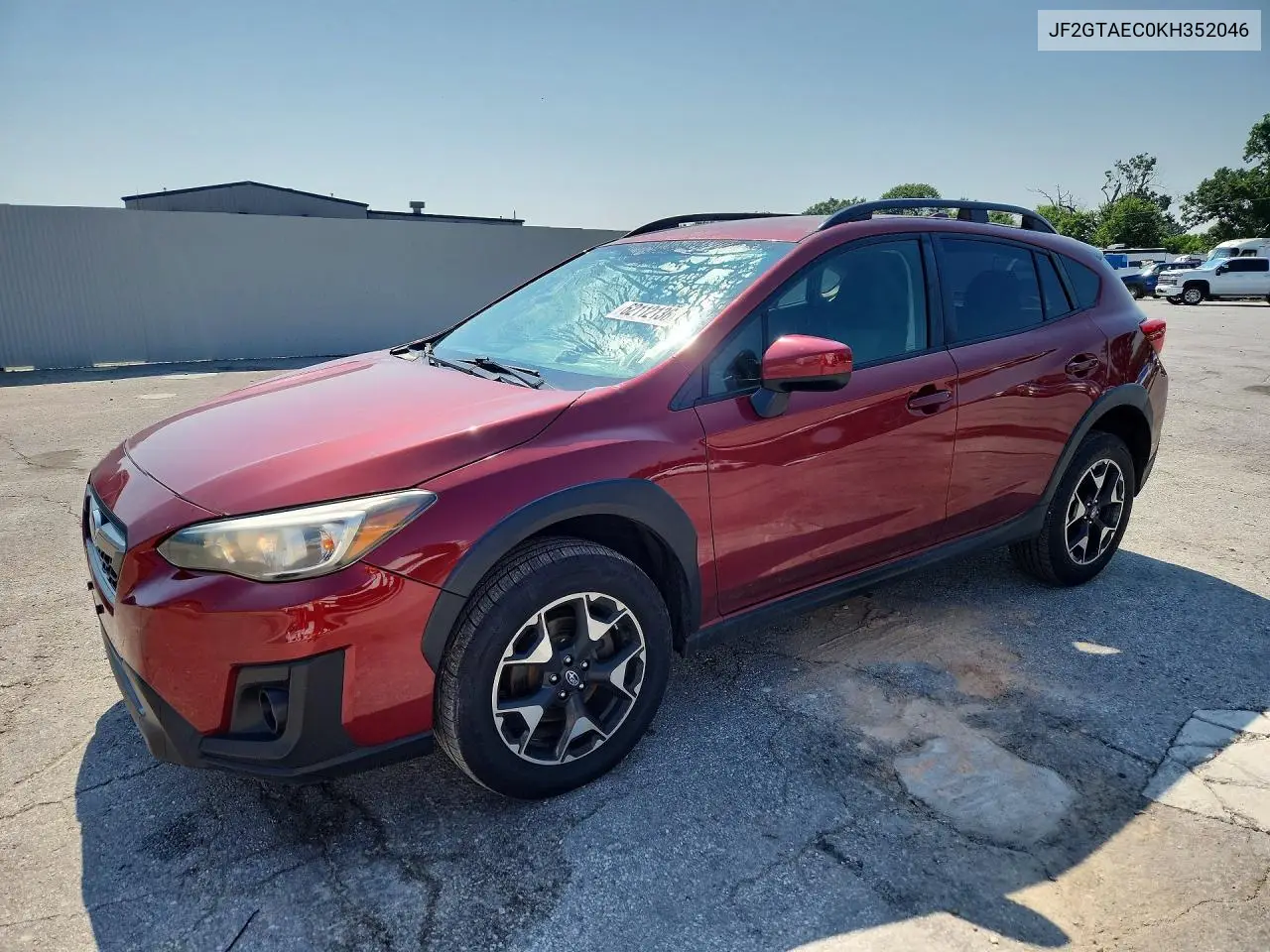 2019 Subaru Crosstrek Premium VIN: JF2GTAEC0KH352046 Lot: 62112136