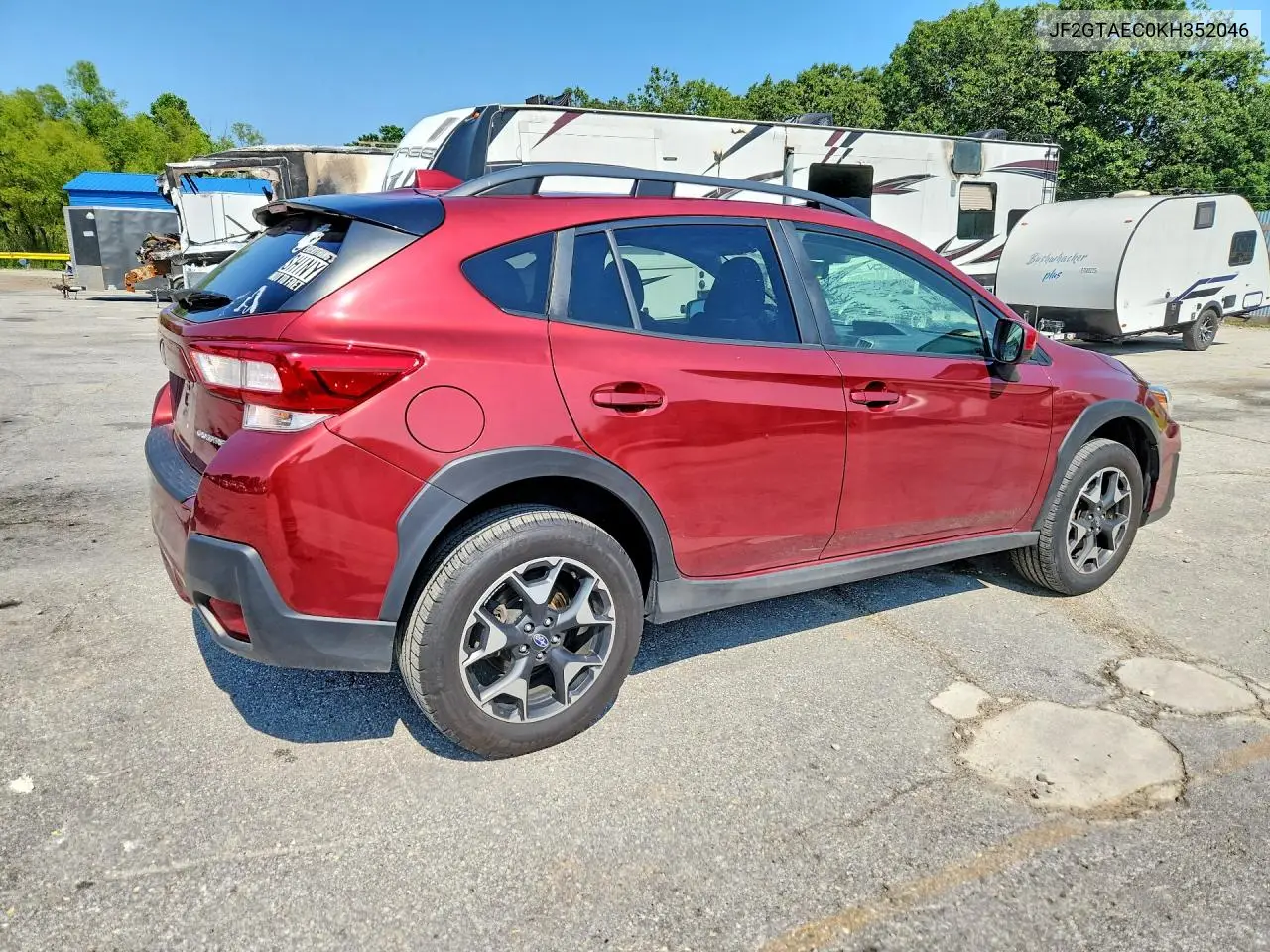 2019 Subaru Crosstrek Premium VIN: JF2GTAEC0KH352046 Lot: 62112136