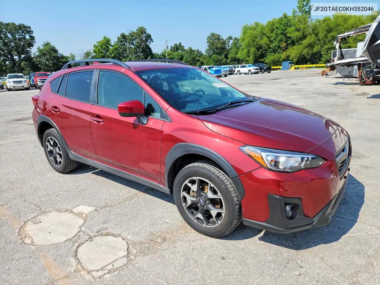 2019 Subaru Crosstrek Premium VIN: JF2GTAEC0KH352046 Lot: 62112136