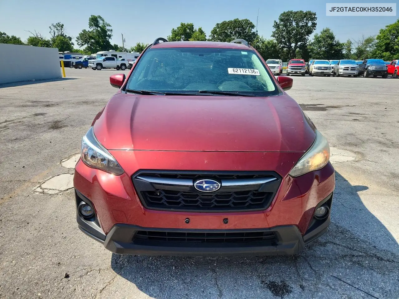 2019 Subaru Crosstrek Premium VIN: JF2GTAEC0KH352046 Lot: 62112136