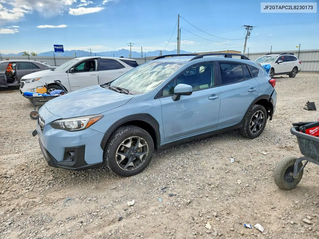 2020 Subaru Crosstrek Premium VIN: JF2GTAPC2L8230173 Lot: 59617936