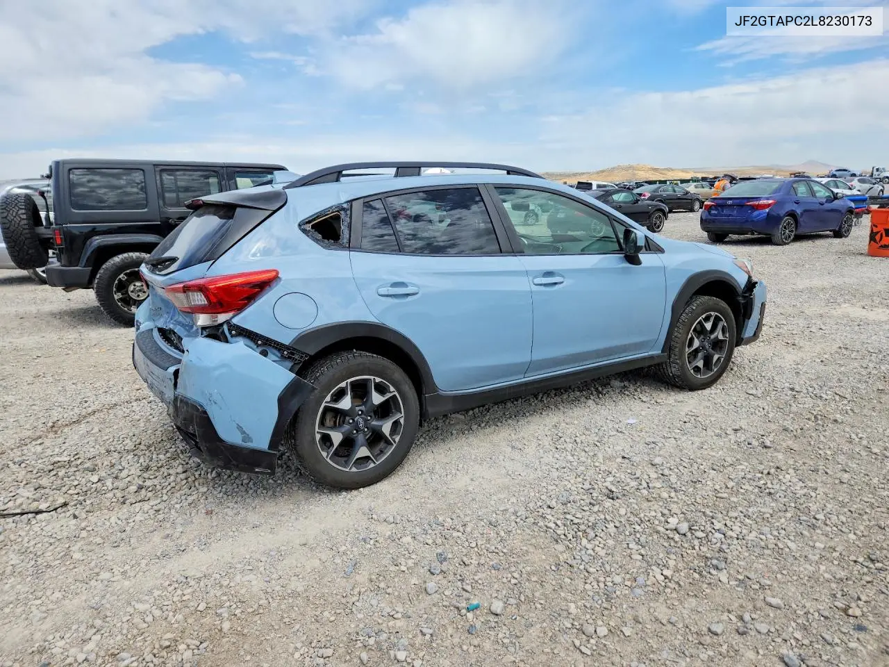 2020 Subaru Crosstrek Premium VIN: JF2GTAPC2L8230173 Lot: 59617936