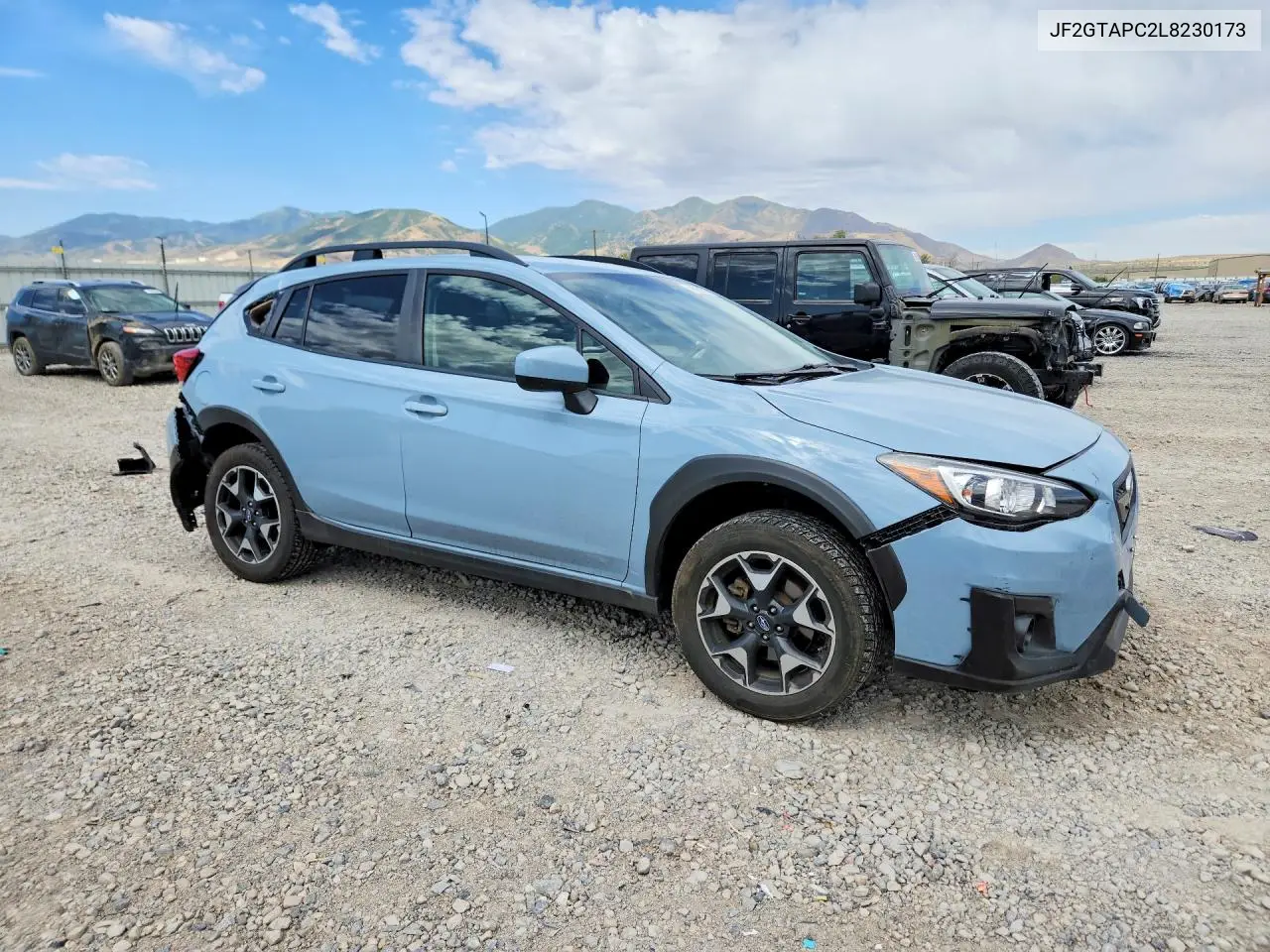 2020 Subaru Crosstrek Premium VIN: JF2GTAPC2L8230173 Lot: 59617936