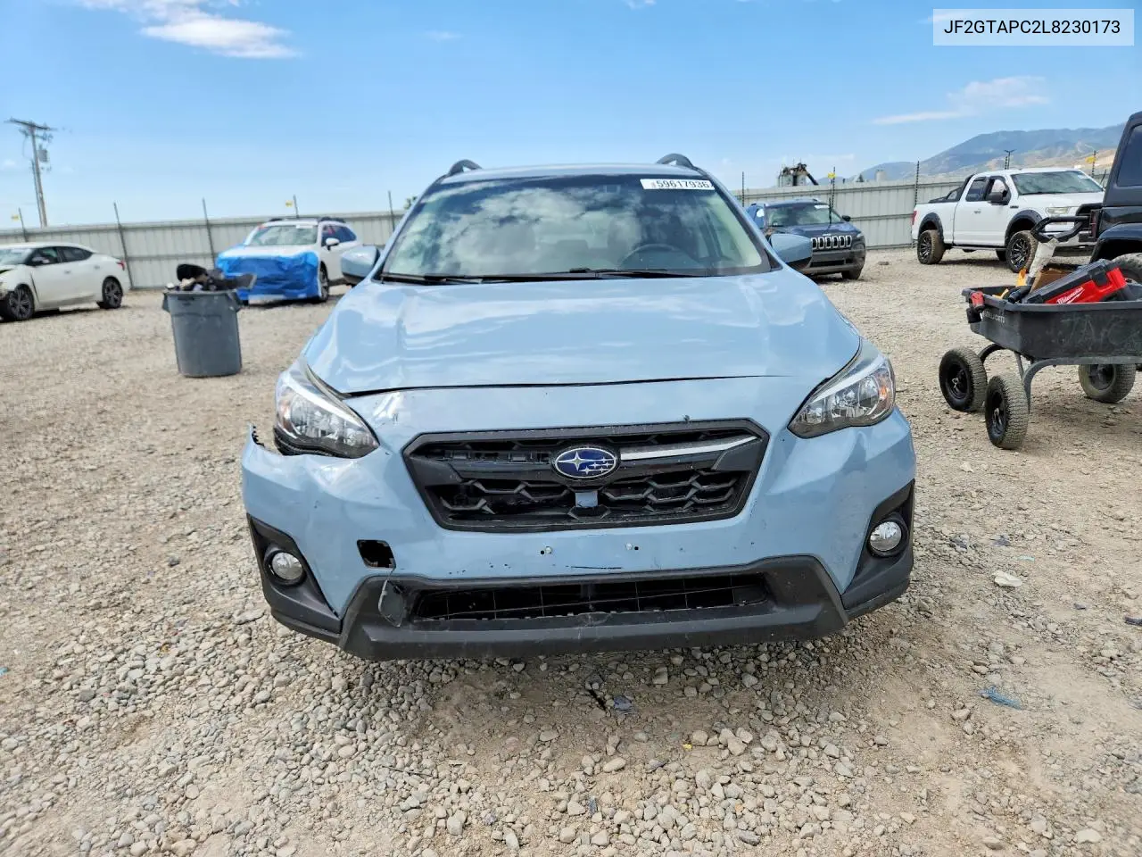 2020 Subaru Crosstrek Premium VIN: JF2GTAPC2L8230173 Lot: 59617936