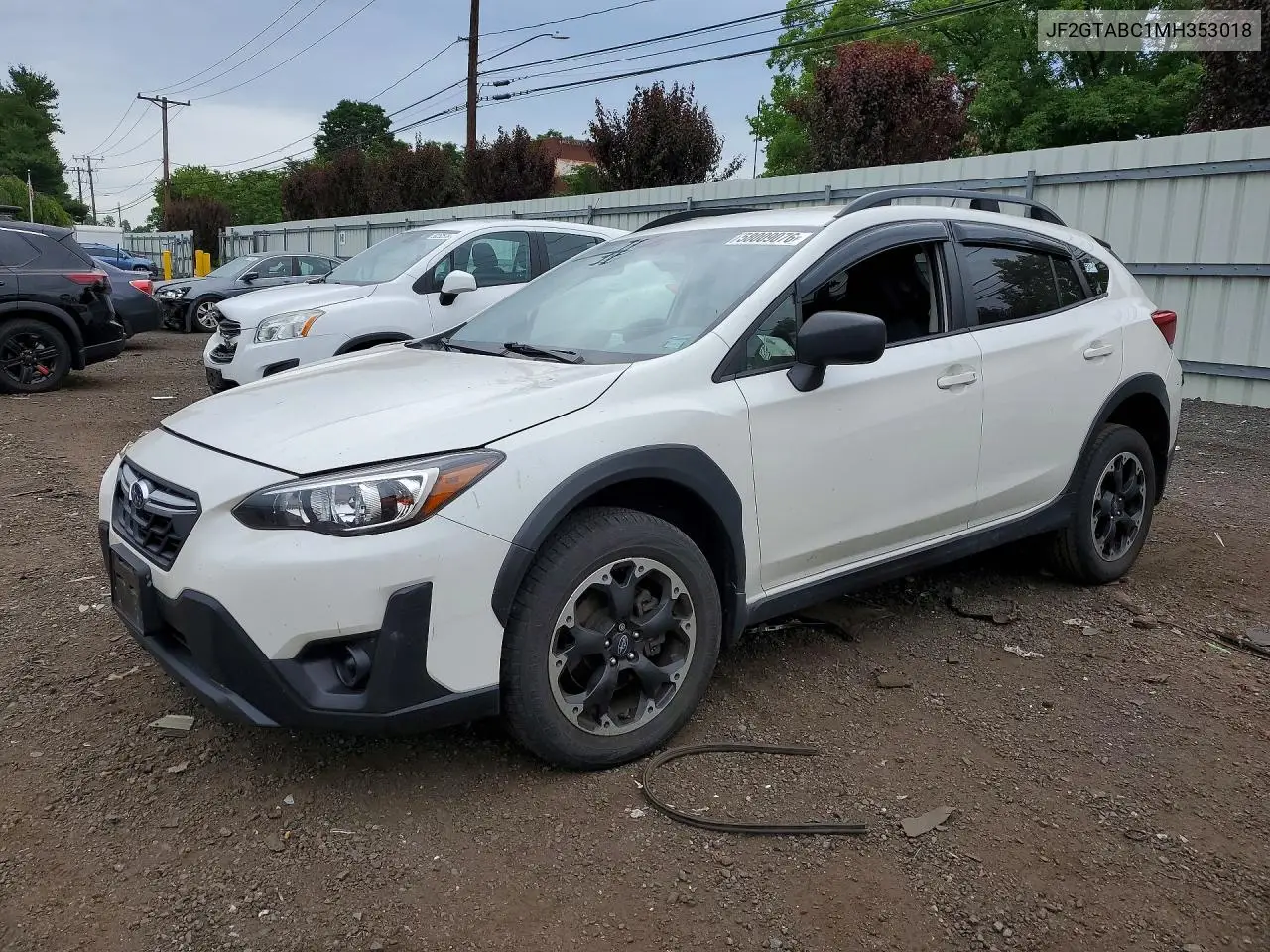 2021 Subaru Crosstrek VIN: JF2GTABC1MH353018 Lot: 58009076