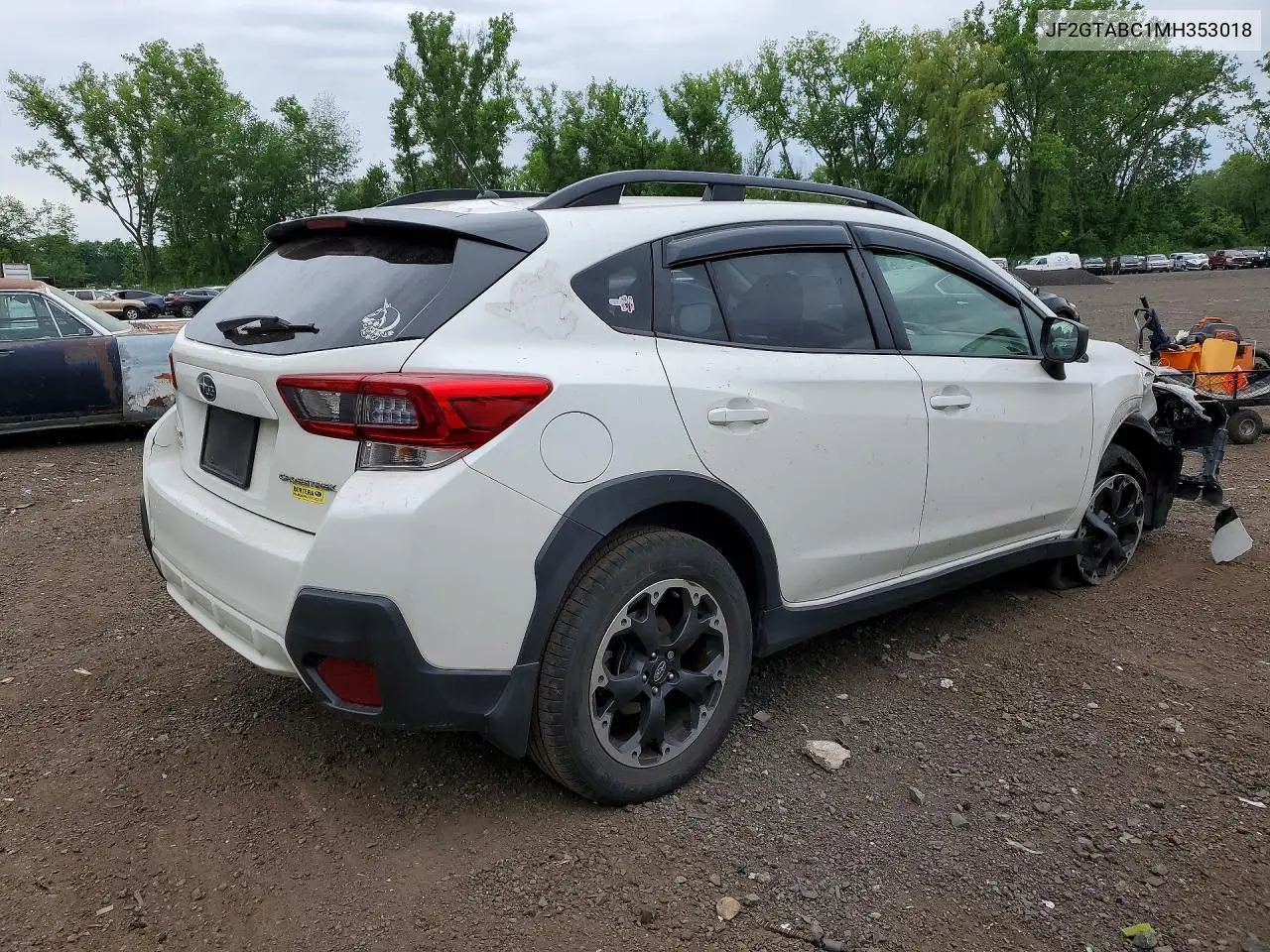 2021 Subaru Crosstrek VIN: JF2GTABC1MH353018 Lot: 58009076