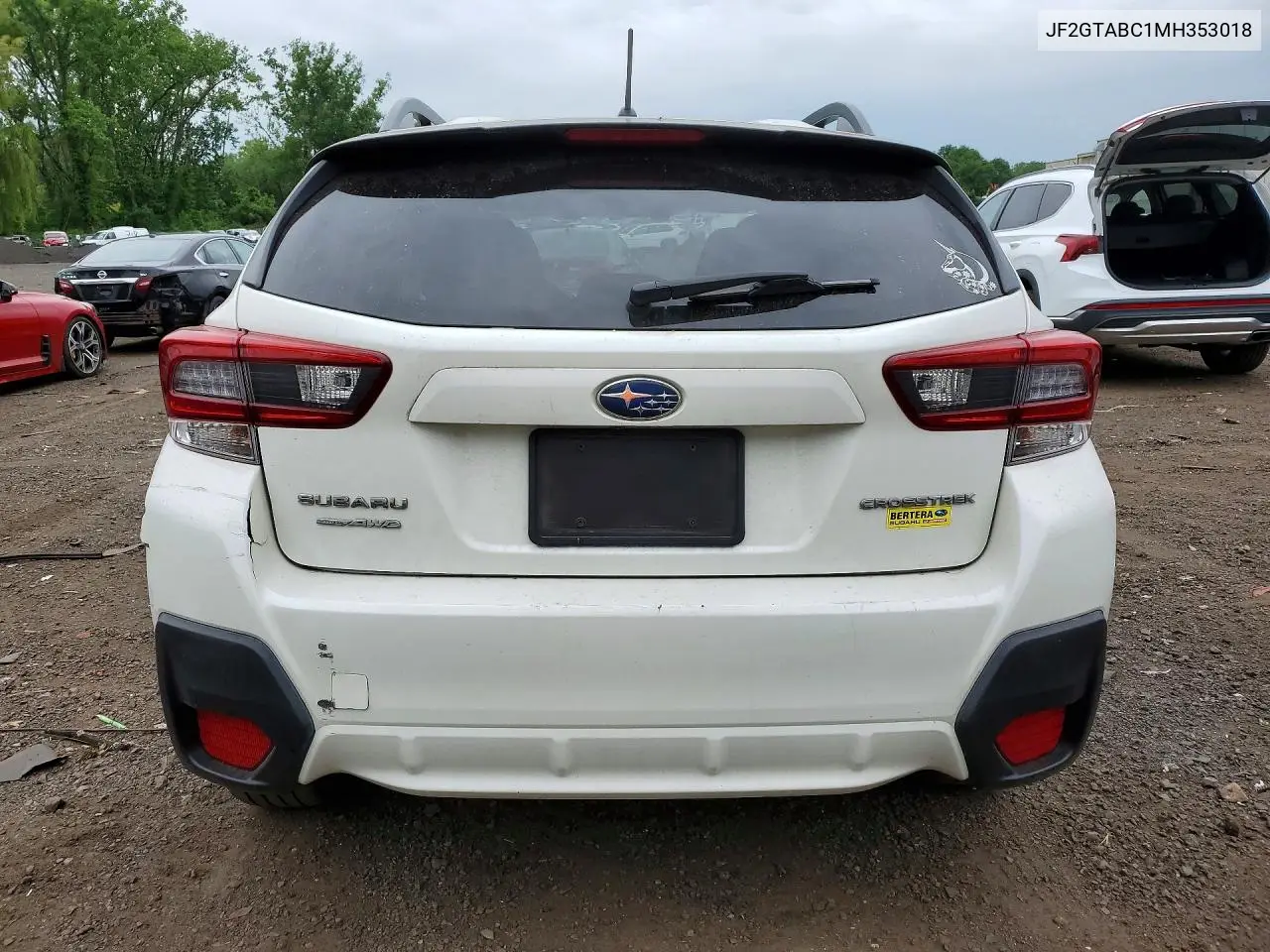 2021 Subaru Crosstrek VIN: JF2GTABC1MH353018 Lot: 58009076
