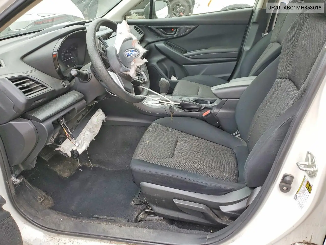 2021 Subaru Crosstrek VIN: JF2GTABC1MH353018 Lot: 58009076