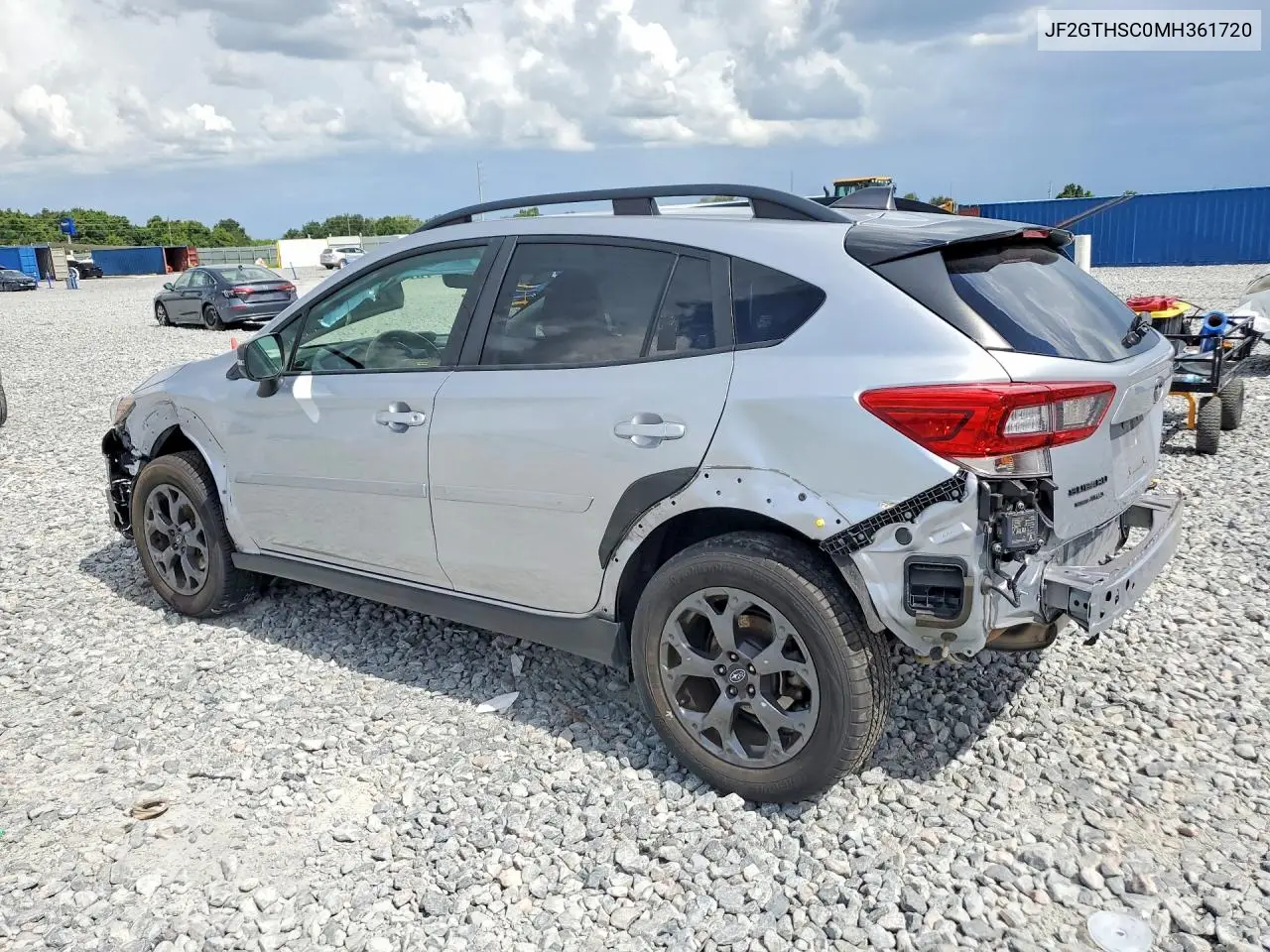 2021 Subaru Crosstrek Sport VIN: JF2GTHSC0MH361720 Lot: 59890166