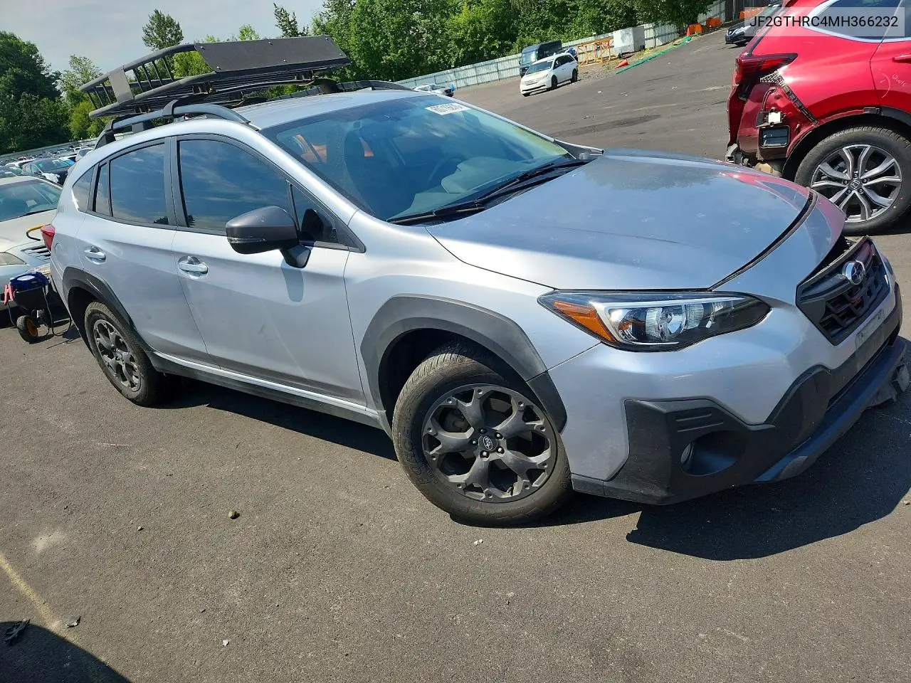 2021 Subaru Crosstrek Sport VIN: JF2GTHRC4MH366232 Lot: 60719276