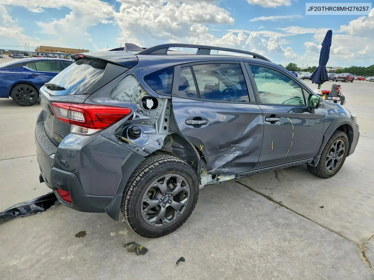 2021 Subaru Crosstrek Sport VIN: JF2GTHRC8MH276257 Lot: 60936906