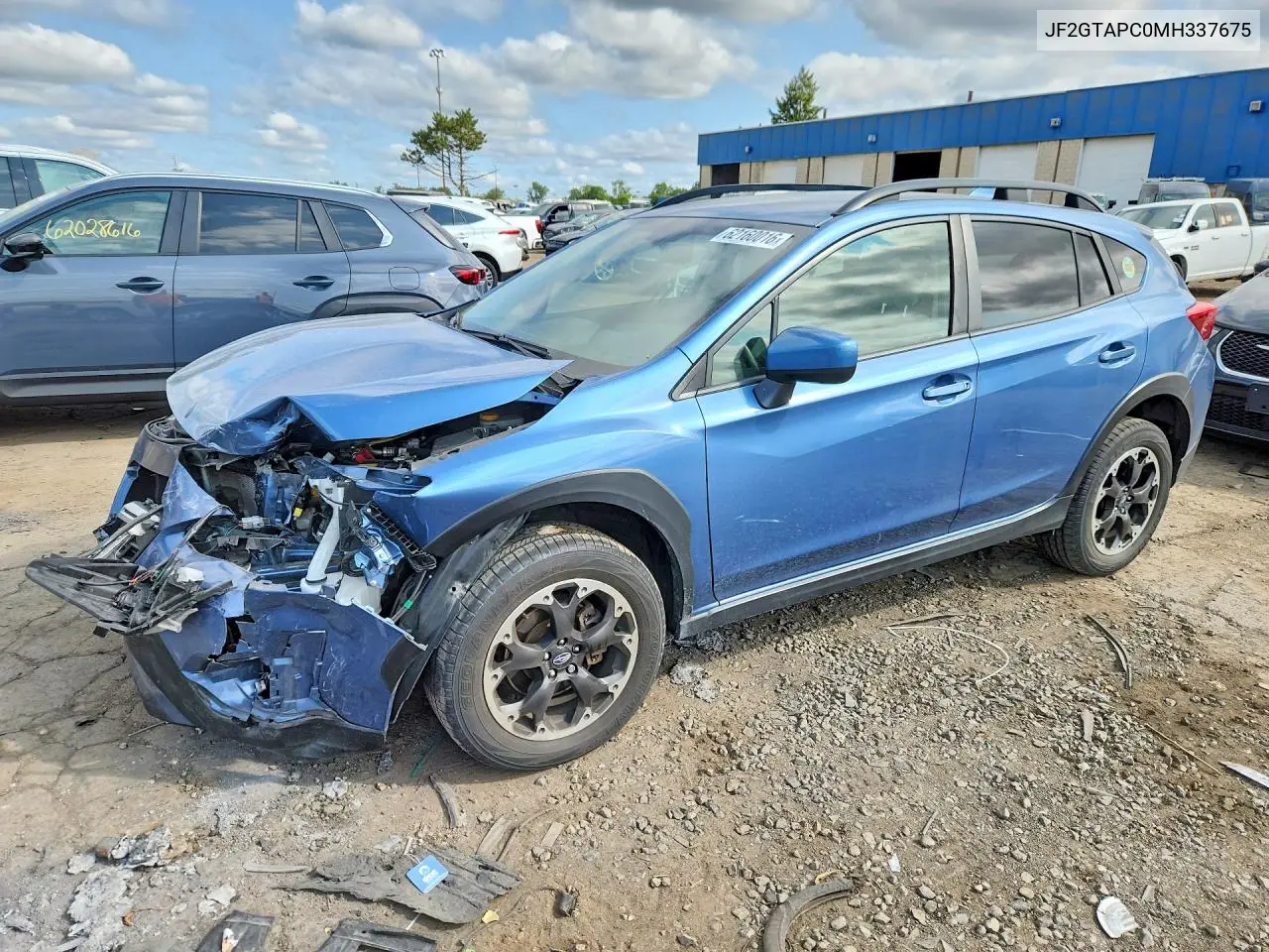 2021 Subaru Crosstrek Premium VIN: JF2GTAPC0MH337675 Lot: 62160016