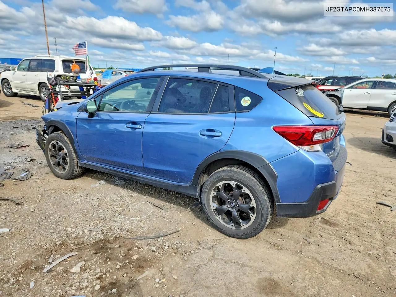 2021 Subaru Crosstrek Premium VIN: JF2GTAPC0MH337675 Lot: 62160016