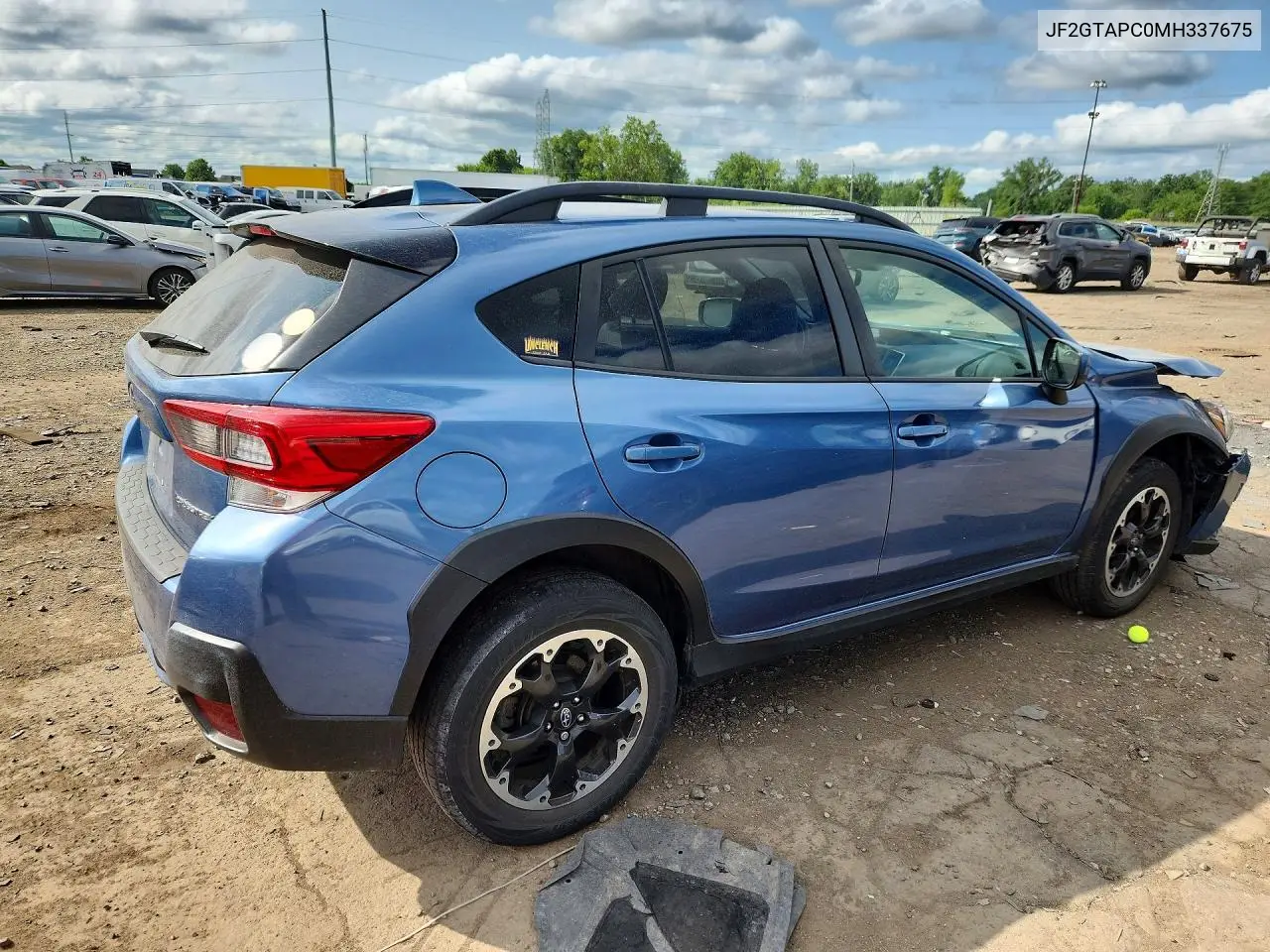 2021 Subaru Crosstrek Premium VIN: JF2GTAPC0MH337675 Lot: 62160016
