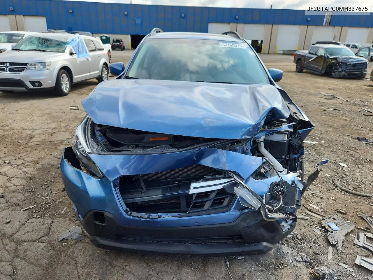2021 Subaru Crosstrek Premium VIN: JF2GTAPC0MH337675 Lot: 62160016
