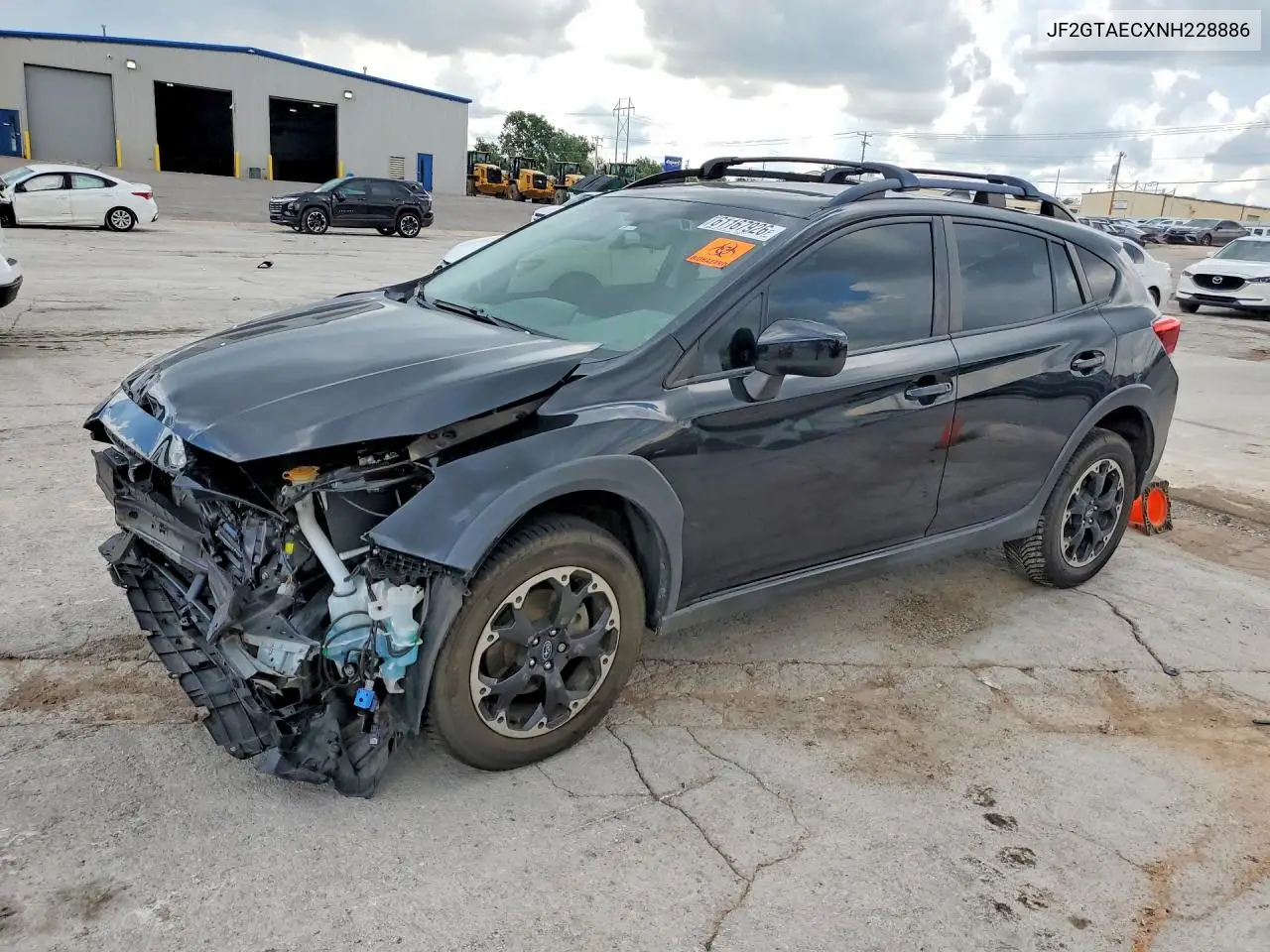 2022 Subaru Crosstrek Premium VIN: JF2GTAECXNH228886 Lot: 61167926