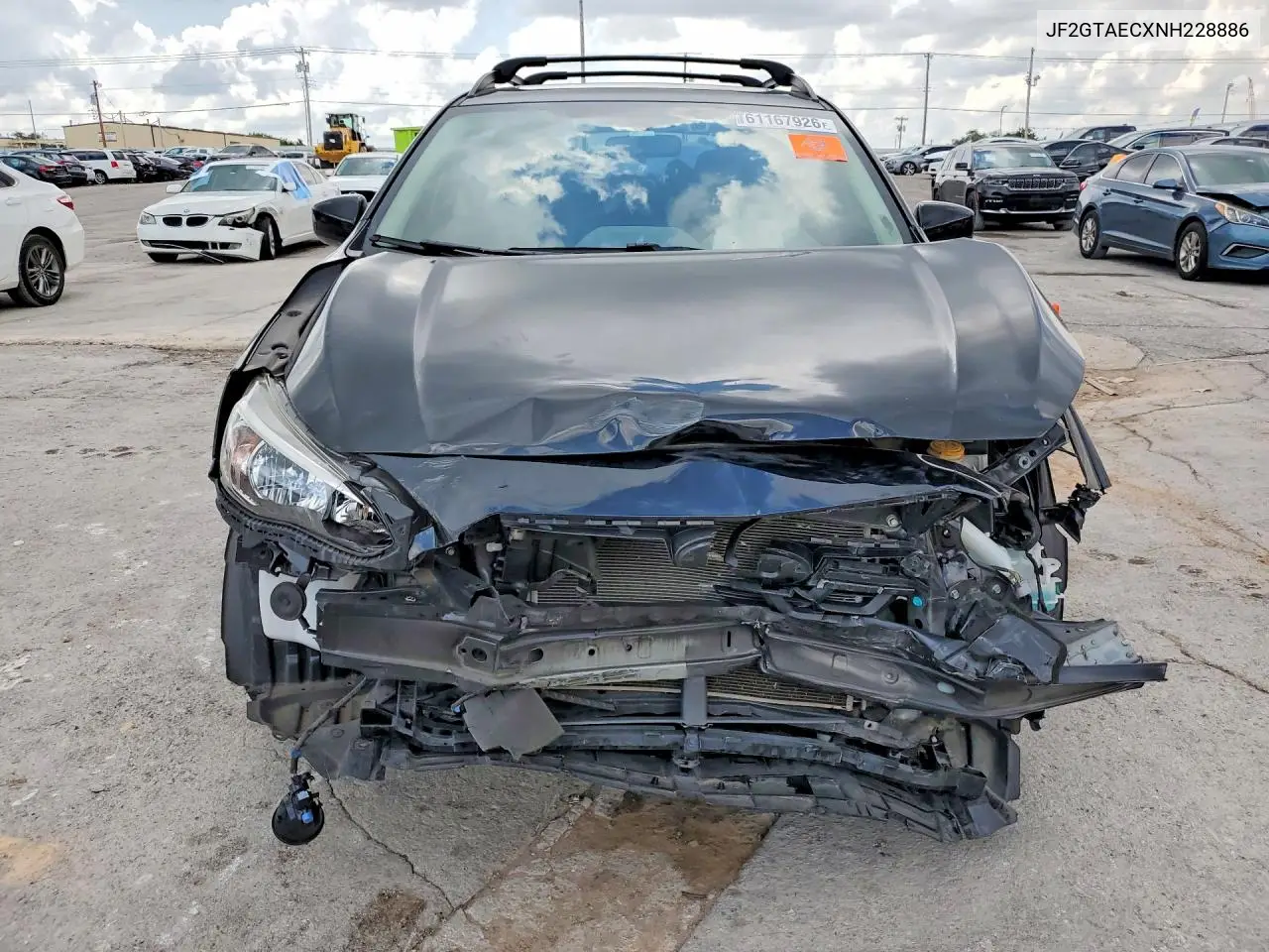 2022 Subaru Crosstrek Premium VIN: JF2GTAECXNH228886 Lot: 61167926