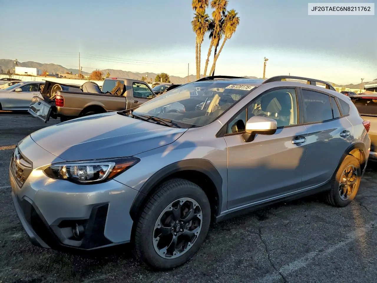2022 Subaru Crosstrek Premium VIN: JF2GTAEC6N8211762 Lot: 96128175