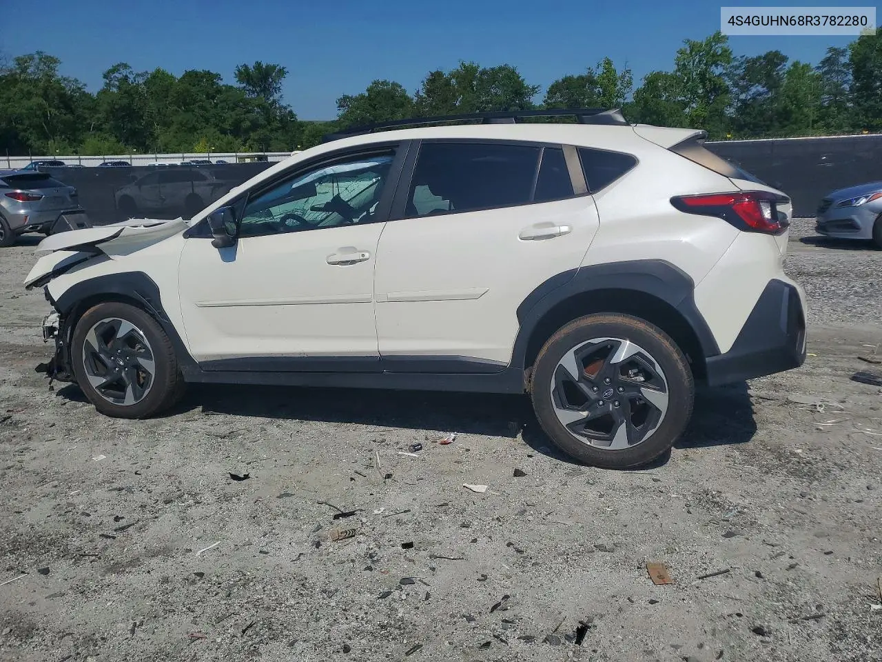2024 Subaru Crosstrek Limited VIN: 4S4GUHN68R3782280 Lot: 56348686