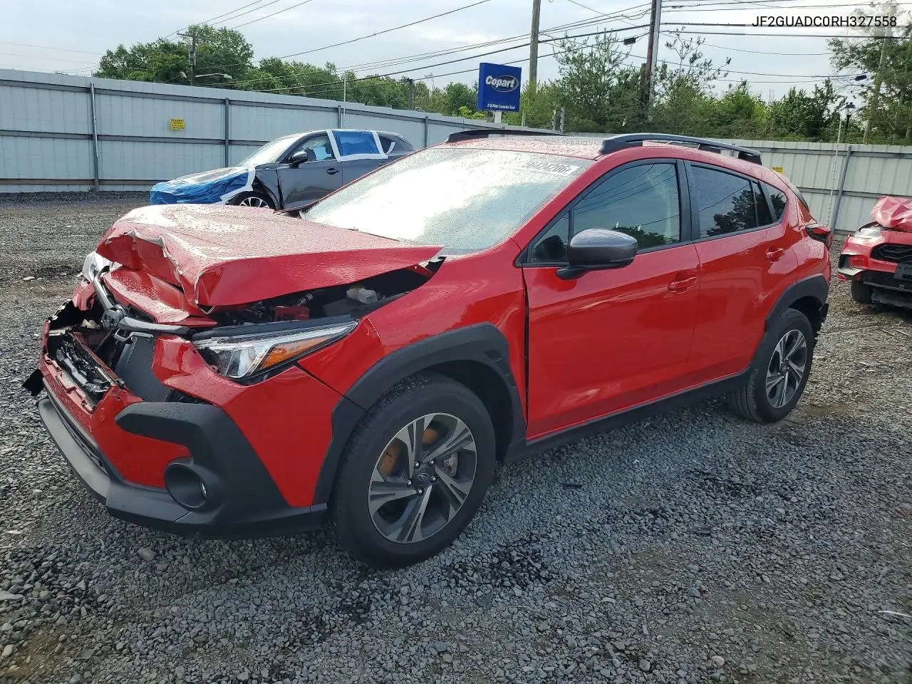 2024 Subaru Crosstrek Premium VIN: JF2GUADC0RH327558 Lot: 56424206