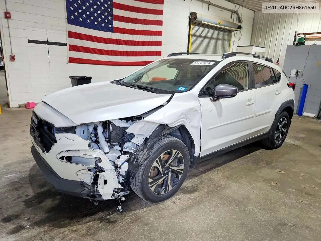 2024 Subaru Crosstrek Premium VIN: JF2GUADC2RH861550 Lot: 56773416