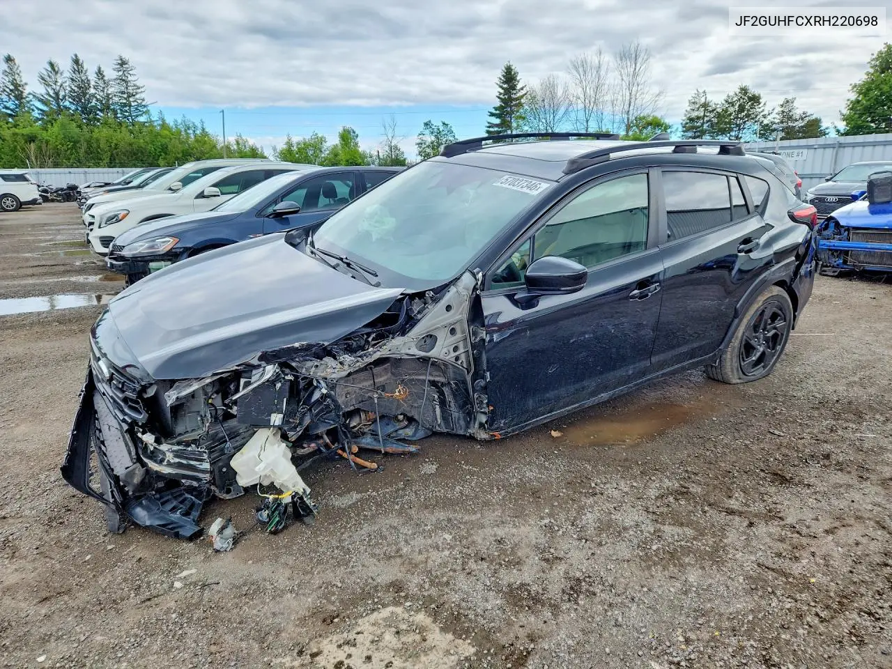 2024 Subaru Crosstrek Sport VIN: JF2GUHFCXRH220698 Lot: 57037346