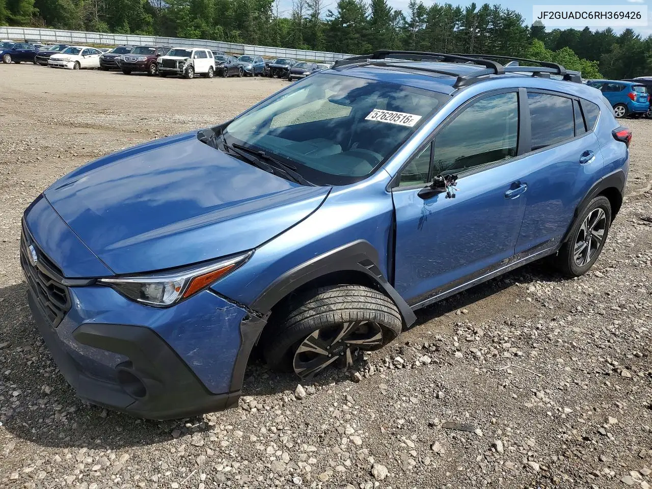 2024 Subaru Crosstrek Premium VIN: JF2GUADC6RH369426 Lot: 57620516