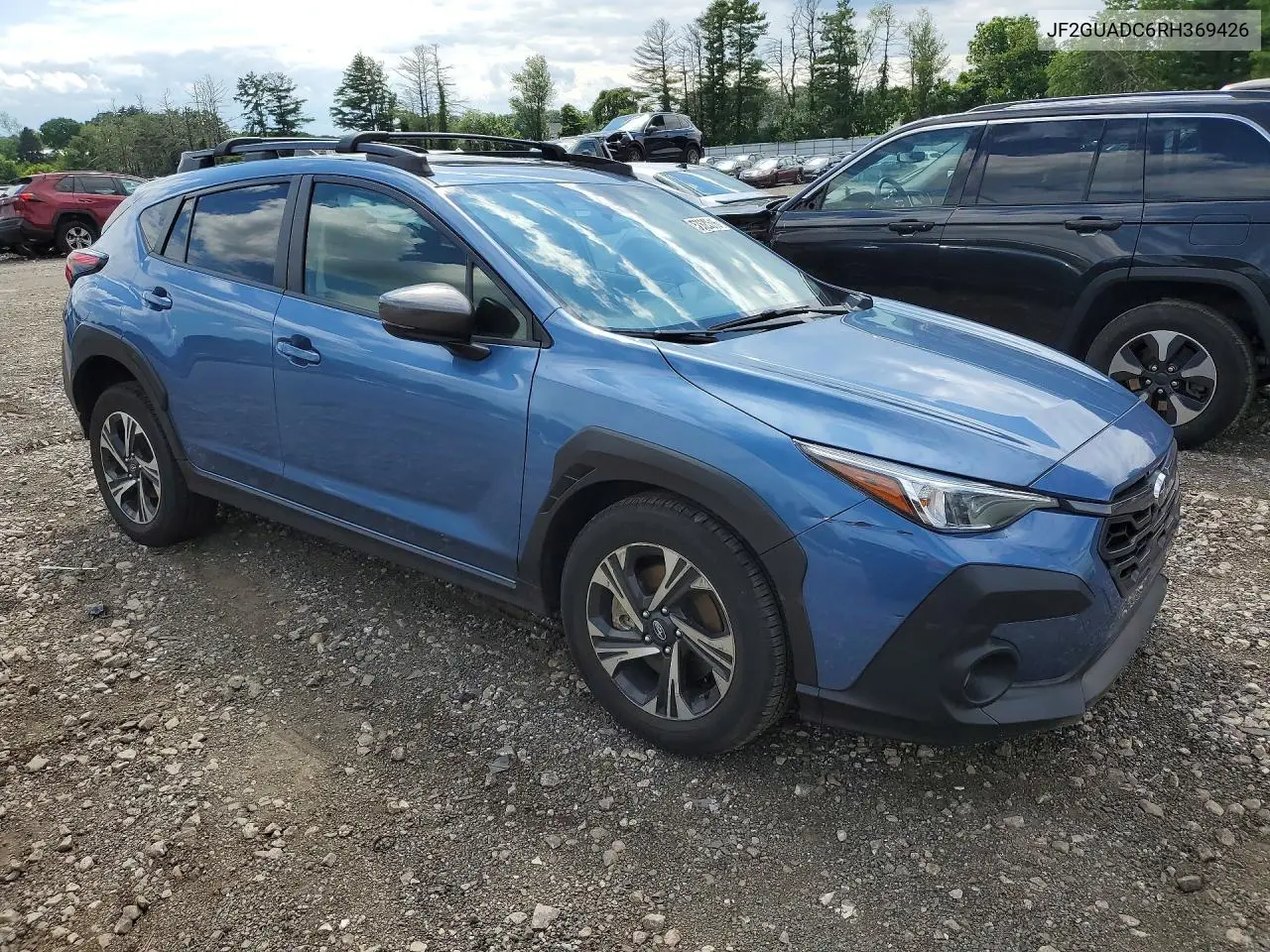 2024 Subaru Crosstrek Premium VIN: JF2GUADC6RH369426 Lot: 57620516