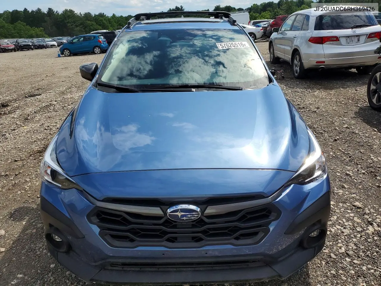 2024 Subaru Crosstrek Premium VIN: JF2GUADC6RH369426 Lot: 57620516