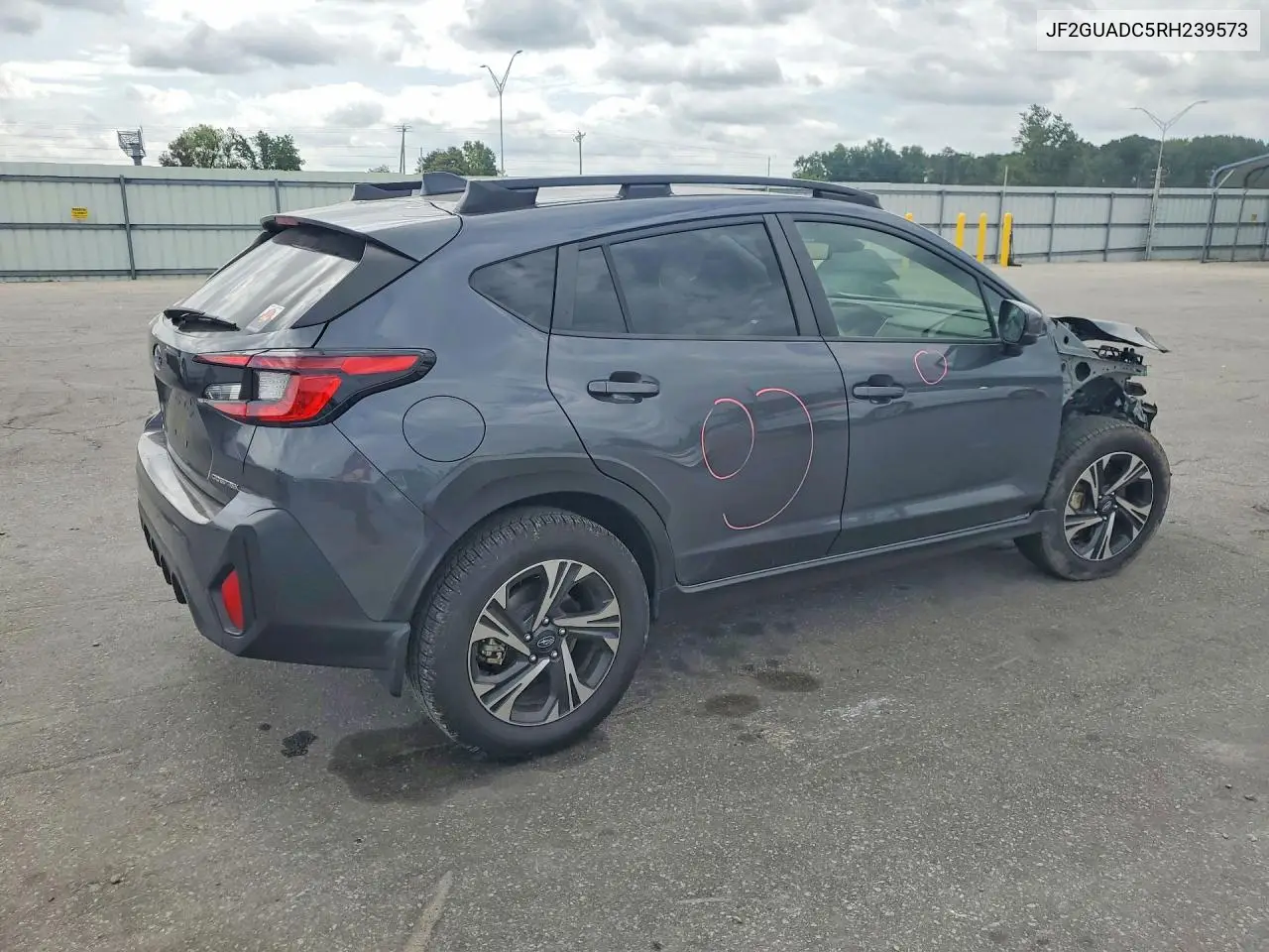 2024 Subaru Crosstrek Premium VIN: JF2GUADC5RH239573 Lot: 57872756