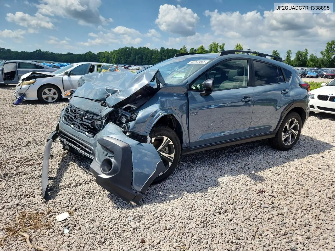 2024 Subaru Crosstrek Premium VIN: JF2GUADC7RH338895 Lot: 59132666