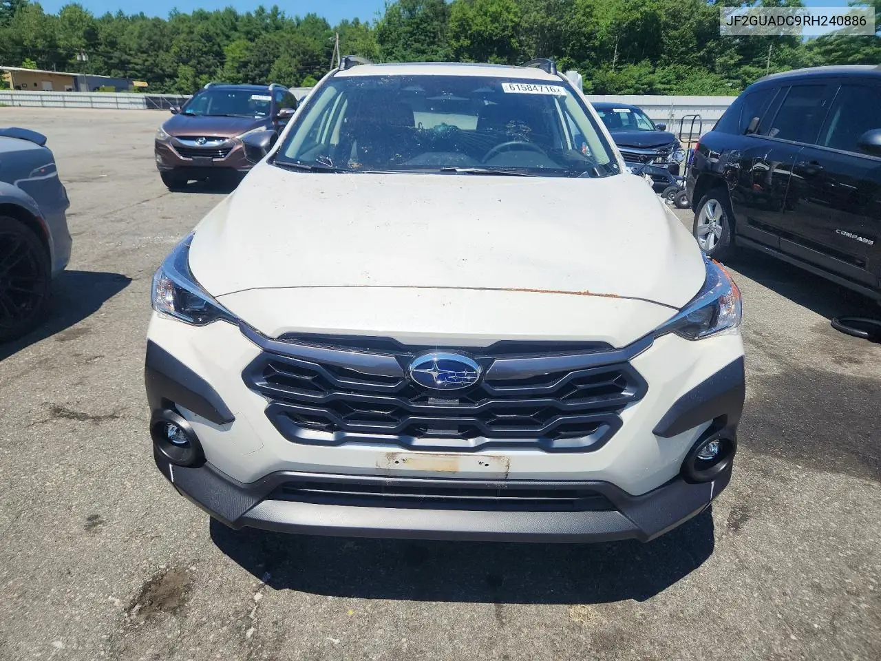 2024 Subaru Crosstrek Premium VIN: JF2GUADC9RH240886 Lot: 61584716