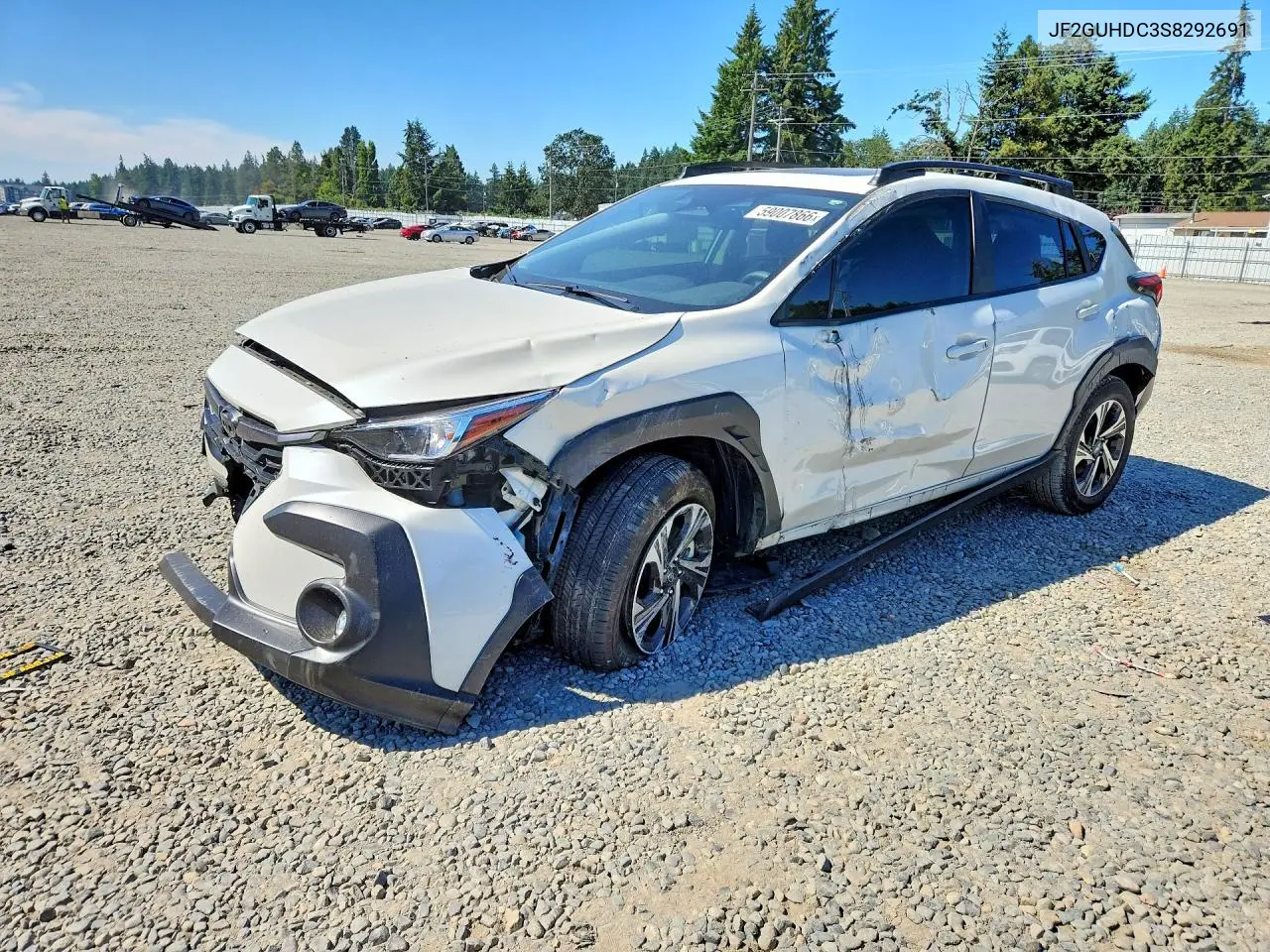 2025 Subaru Crosstrek Premium VIN: JF2GUHDC3S8292691 Lot: 59007866