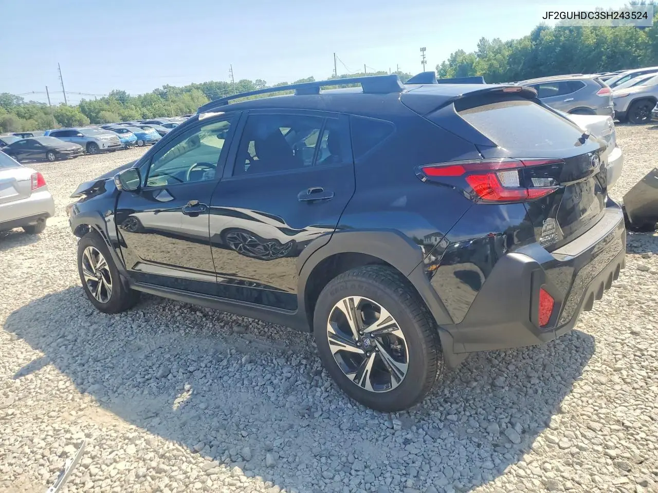 2025 Subaru Crosstrek Premium VIN: JF2GUHDC3SH243524 Lot: 61779966