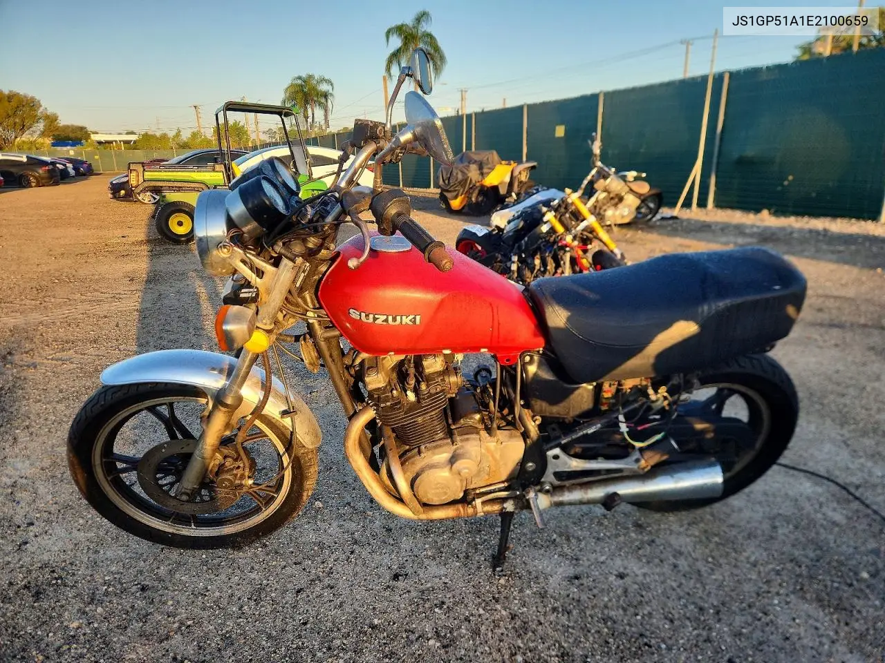 1984 Suzuki Gr650 VIN: JS1GP51A1E2100659 Lot: 46642616